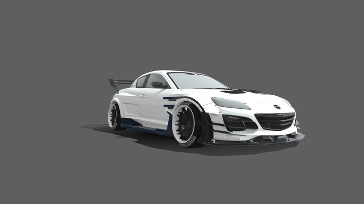 NFS UNBOUND MAZDA RX-8 SPEEDHUNTERS BODYKIT 3D Model