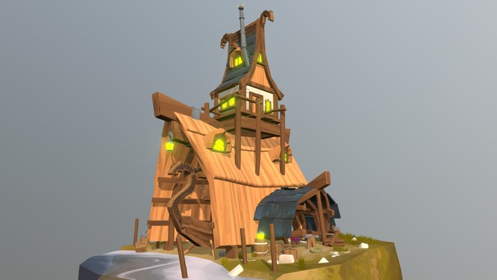 mi casa vikinga 3D Model