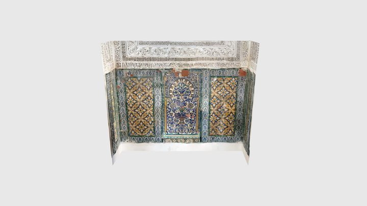 Tilework Wall Panel – Mausoleum of Sidi Sahbi, … 3D Model