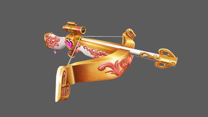 Valentine's Day Rifle 3D Model