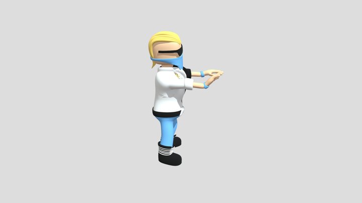 Character-robot-dance 3D Model