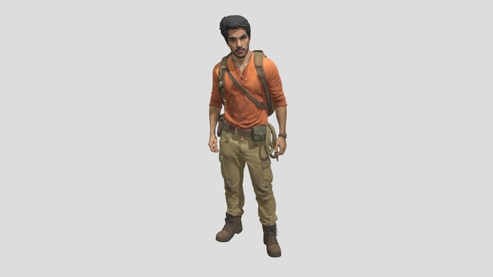 Dusty Trail Adventurer 3D Model