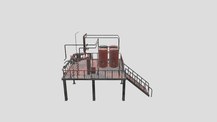 铁架子 3D Model