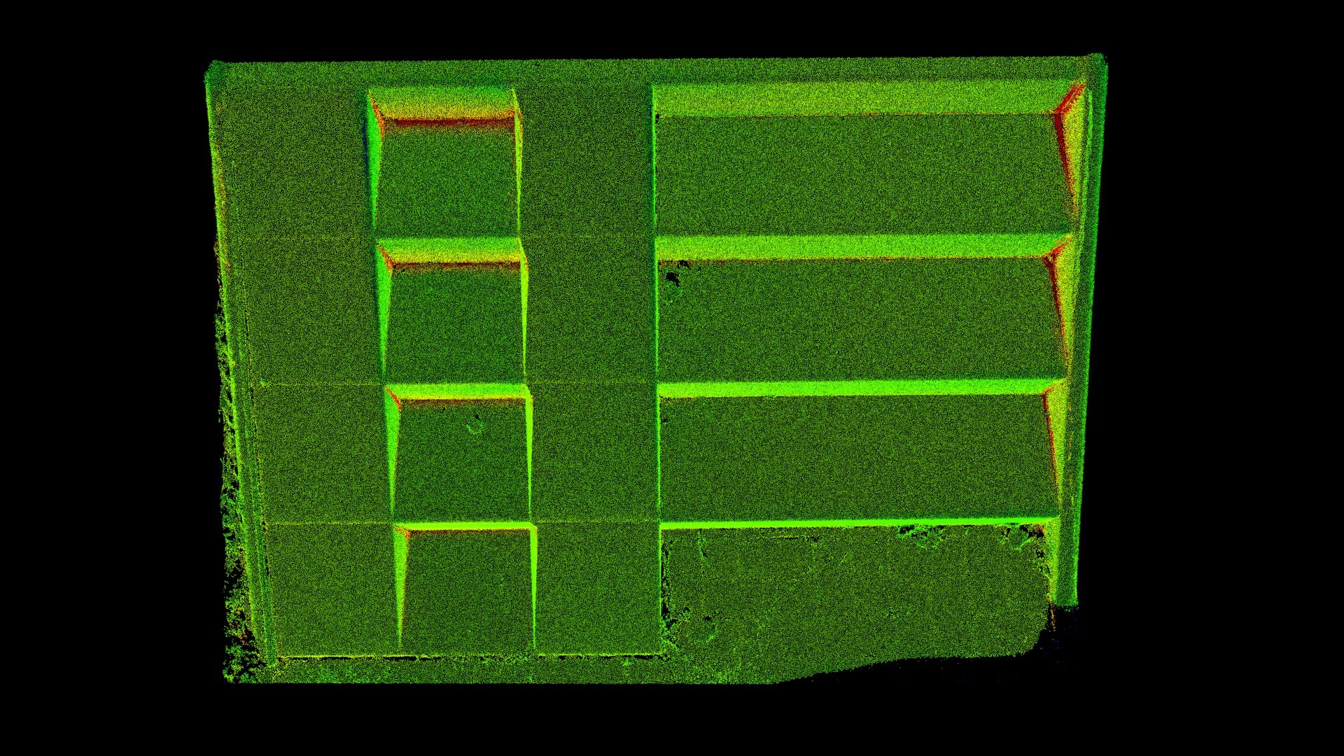 Stairs - M3C2 distance - Site Scape