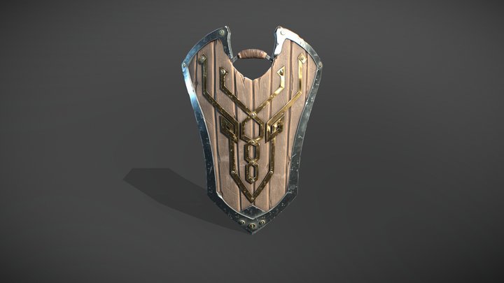 Fantasy Shield 3D Model