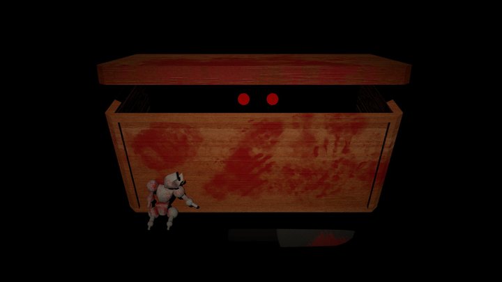 Horror Toy Chest 3D Model