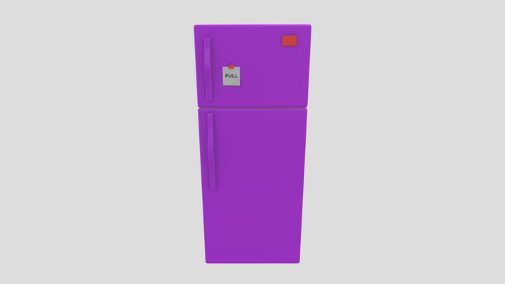 Fridge_stylized 3D Model
