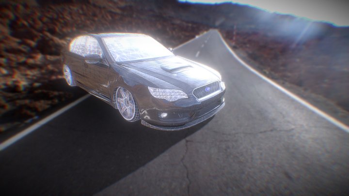 Subaru legacy 2.5 GT 3D Model