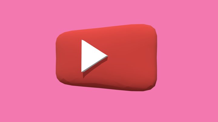 Youtube Logo 3D Model