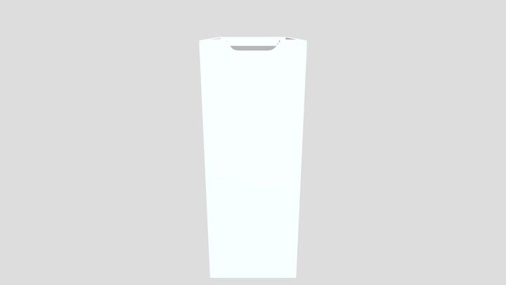 30049 - Single Left Hinged Door Cabinet 300mm 3D Model