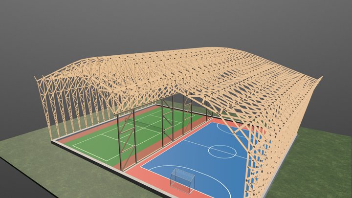 Sports facilities 3D Model