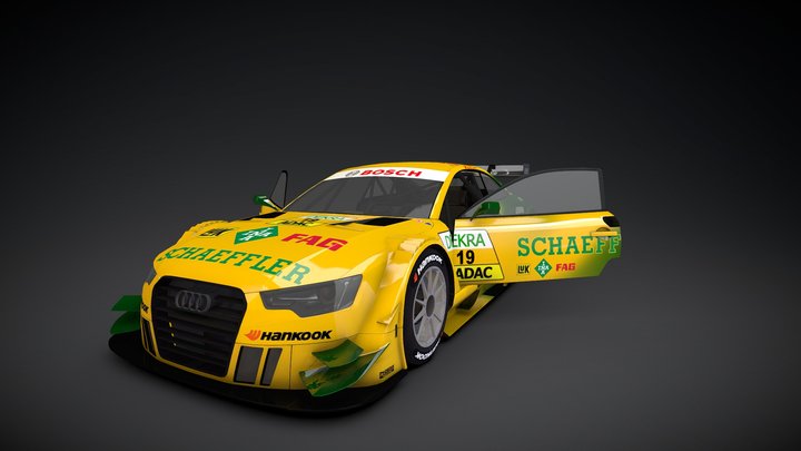 DTM 2013 Audi RS5 3D Model