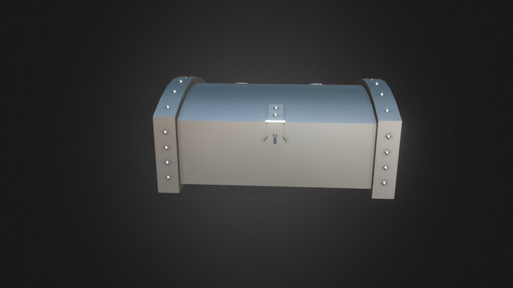 Treasure Chest - Pirate Style 3D Model