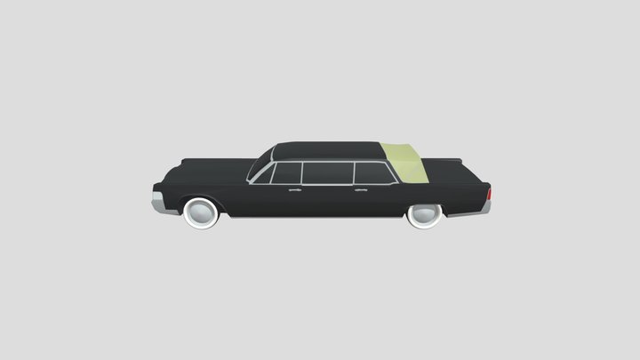 Lincoln Continental Landaulet 1964 lp 3Dprinting