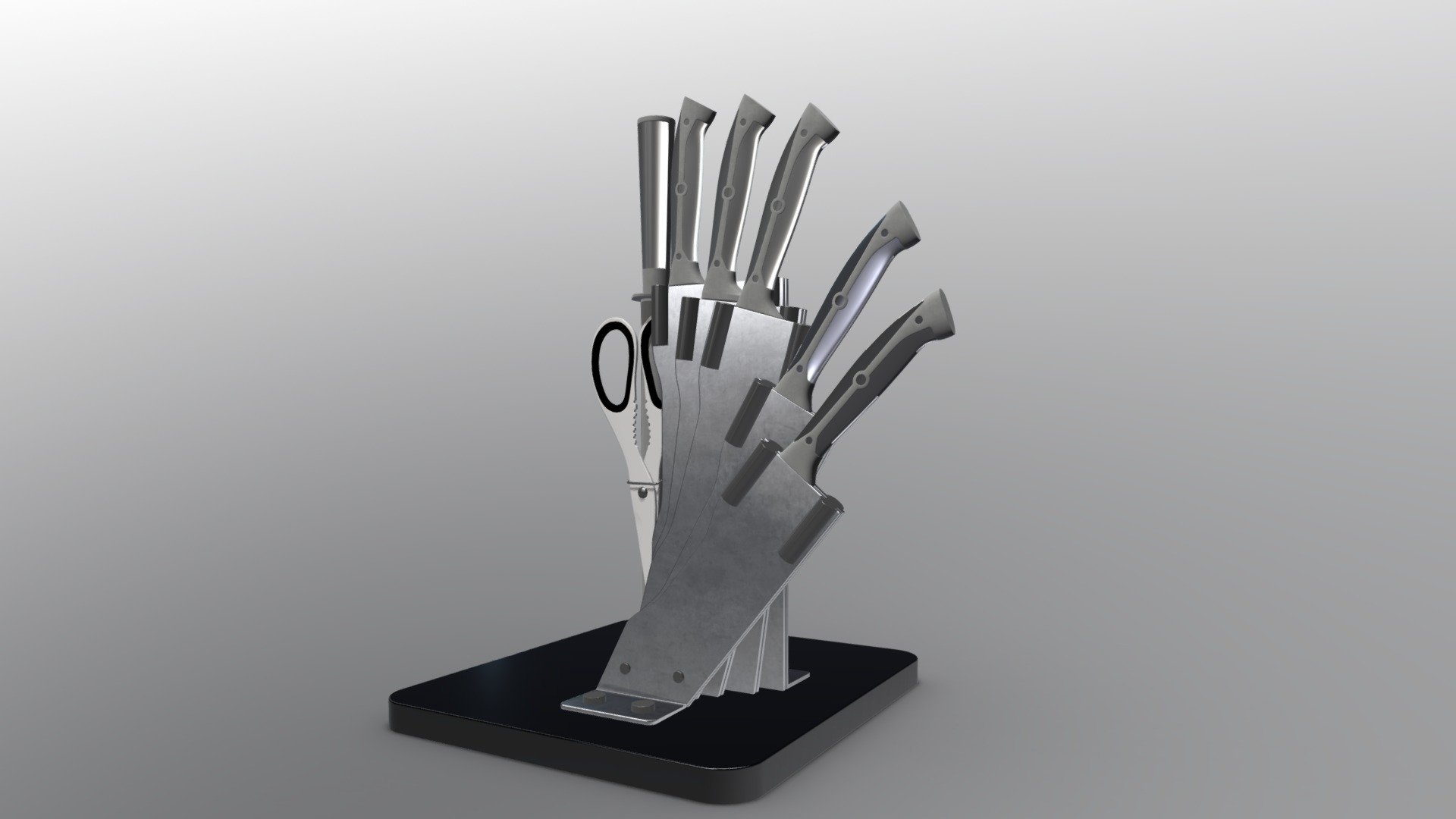 Knife Set - Download Free 3D model by Blender Studio™ (@Blend_GUY ...