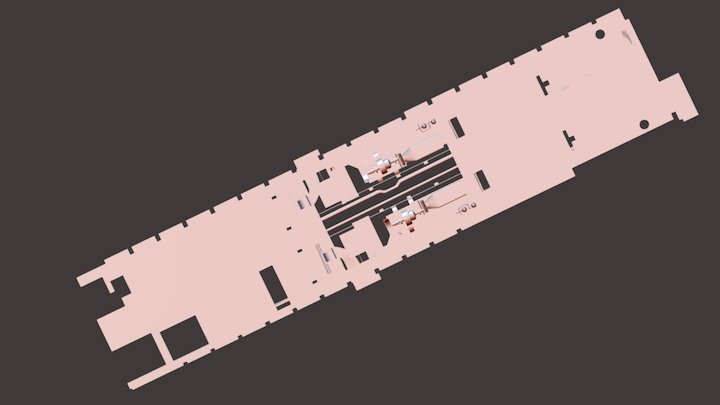 Factory Layout 3D Model