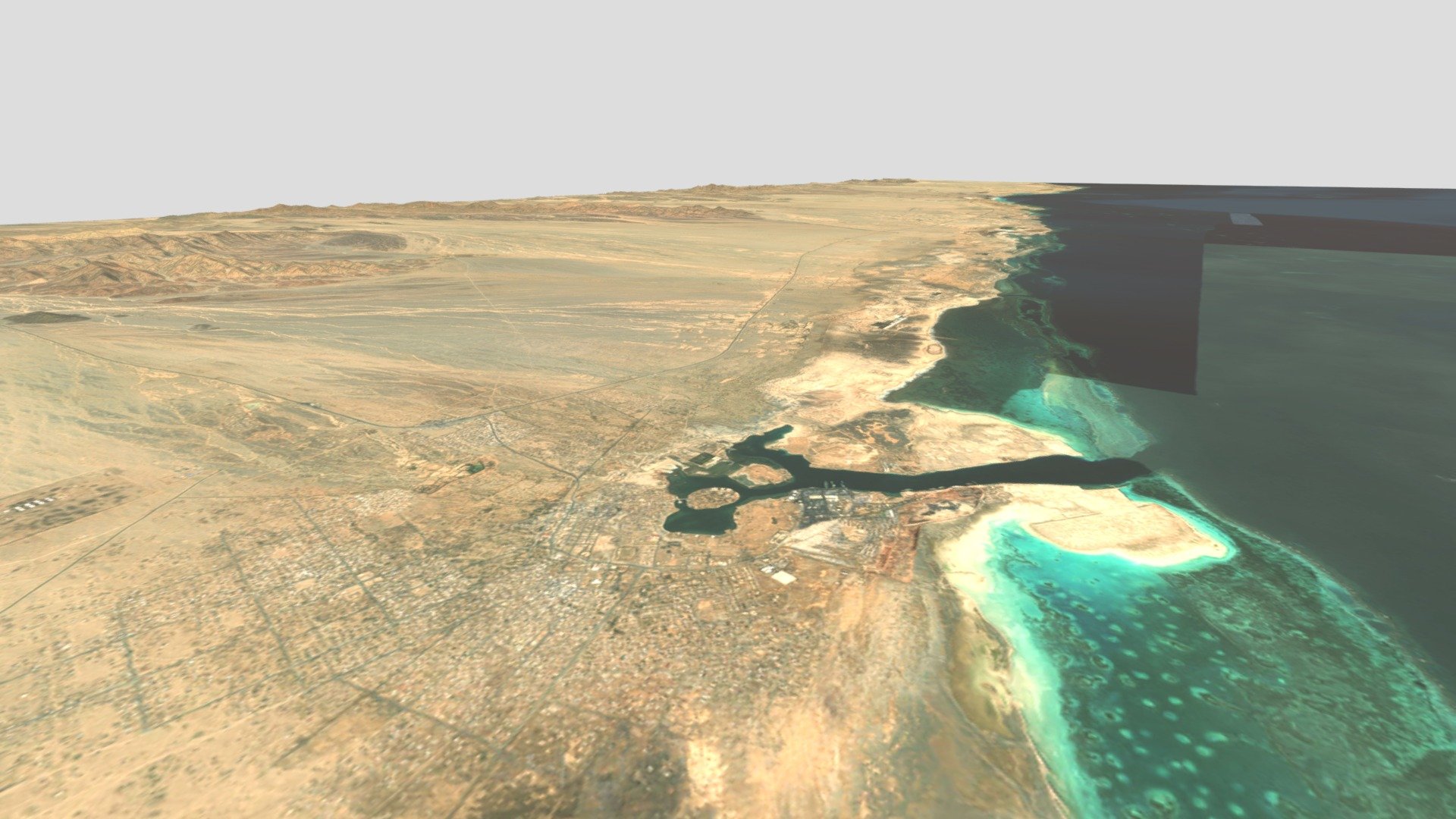 Mecca and the Red Sea Saudi Arabia n19 e37 Buy Royalty Free 3D model by Gobotree3DAssets