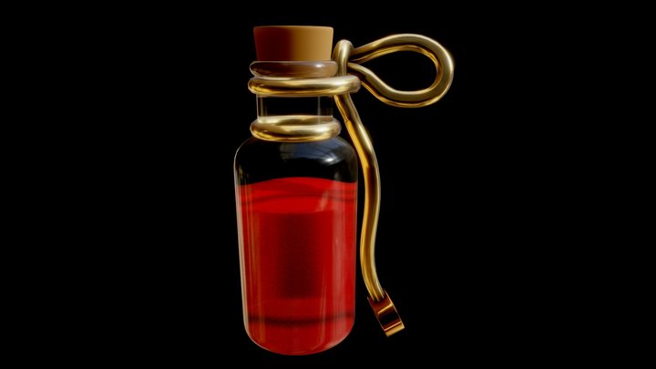 Diablo 2 healing potion – Modelo 3D gratuito STL