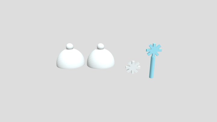 Winter cosmetics gorilla tag fan game 3D Model