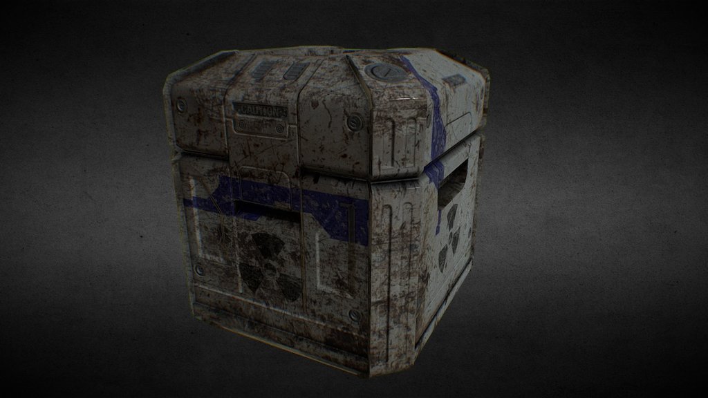 SIFI Hand Painted Crate