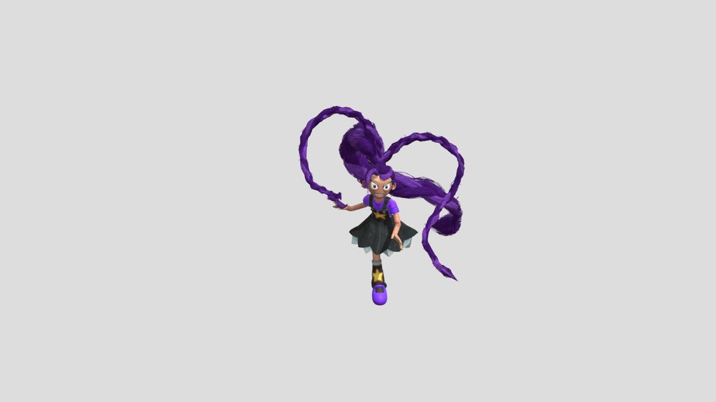 Lily lovebraids walk/run animations