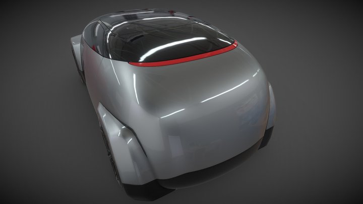 Concept Car 001  - public domain 3D Model