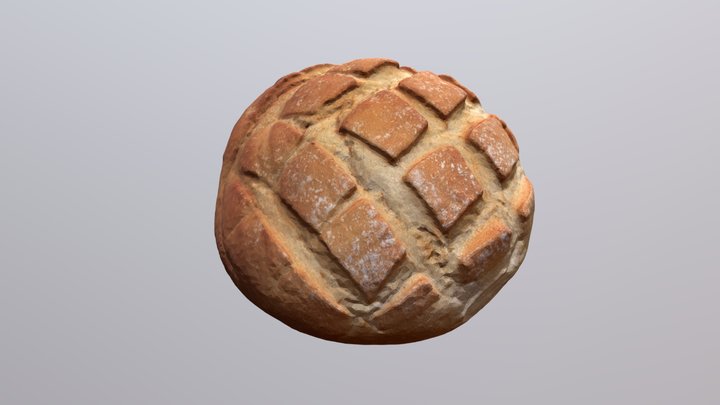 Loaf of Bread Scan 3D Model