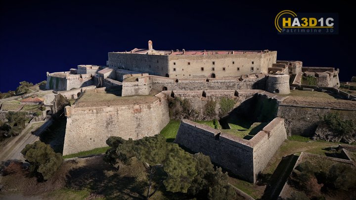 Fort de Bellegarde 3D Model