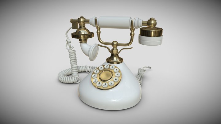 Vintage Phone 3D Model