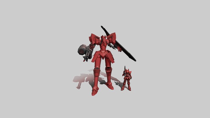 HavenFlower: Daemon Class Vertical Armor 3D Model