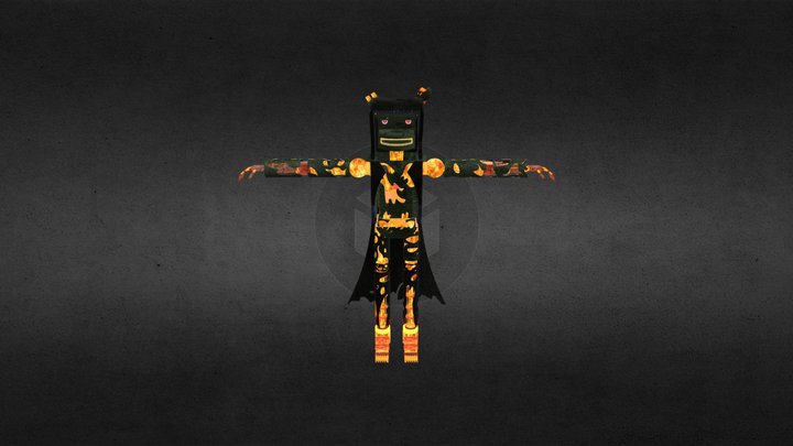 My TSBS Cherector OC Idea Flaming Springtrap V3 – Gratis 3D-model STL