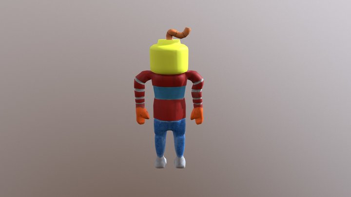Robot Animation 3D Model
