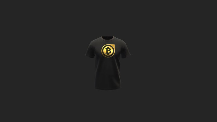 BTC smart T-shirt 3D Model
