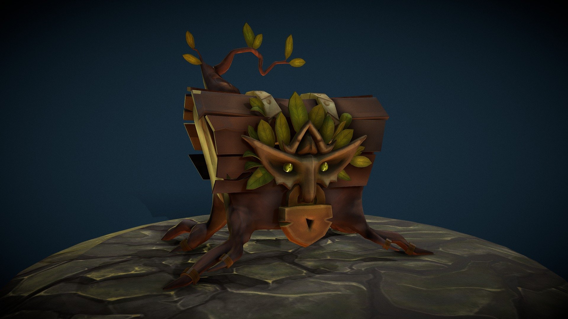 Hand Painted chest