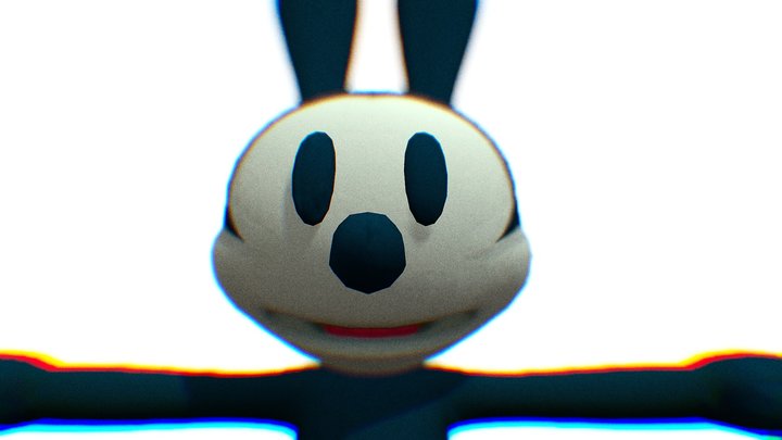 Epic Mickey, Oswald 3D Model