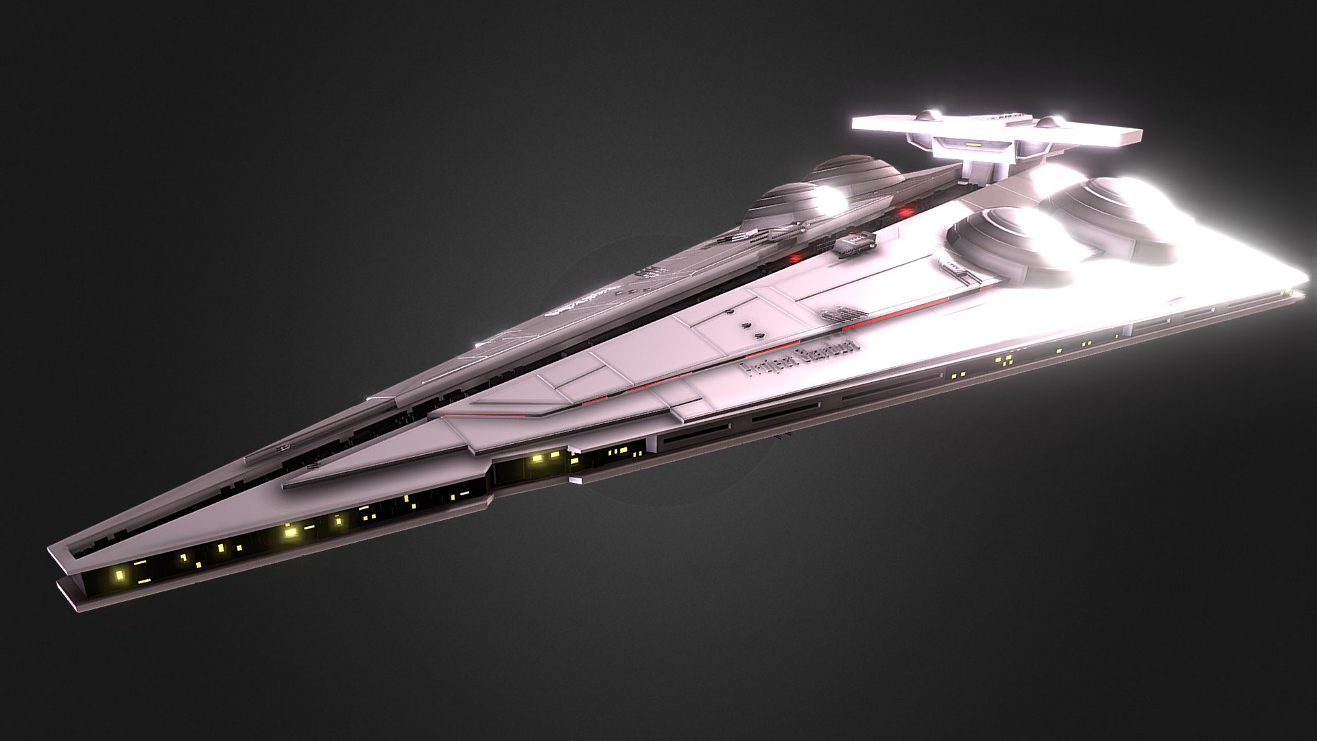 Interdictor class Star Destroyer (Canon) - Download Free 3D model by ...