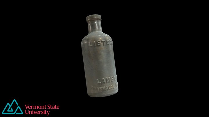 Listerine Bottle (CUDAP_6_10) 3D Model