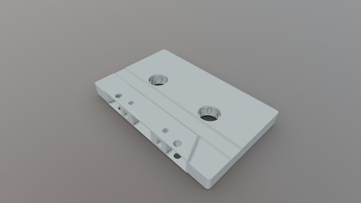 Compact Cassette 3D Model