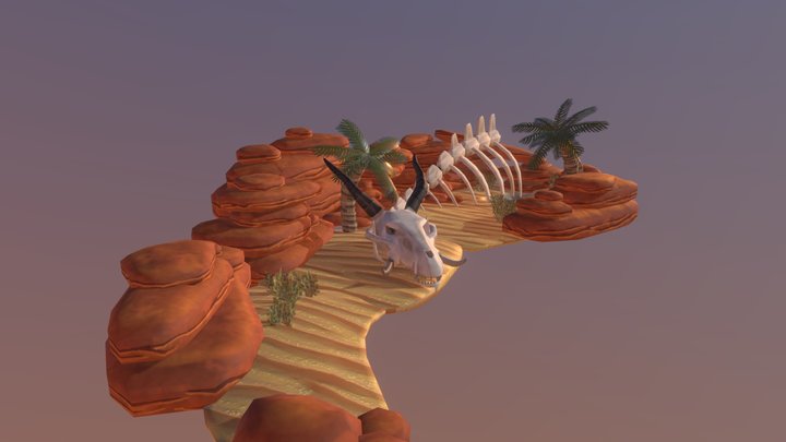 Assessment 2 - Environment - Dragon Skeleton 3D Model