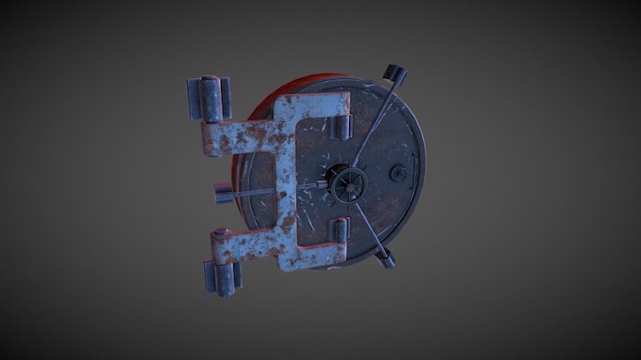 Vault Door 3D Model