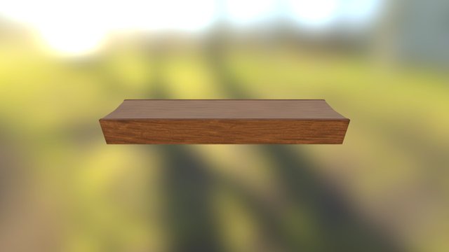 Half Wood 3D Model