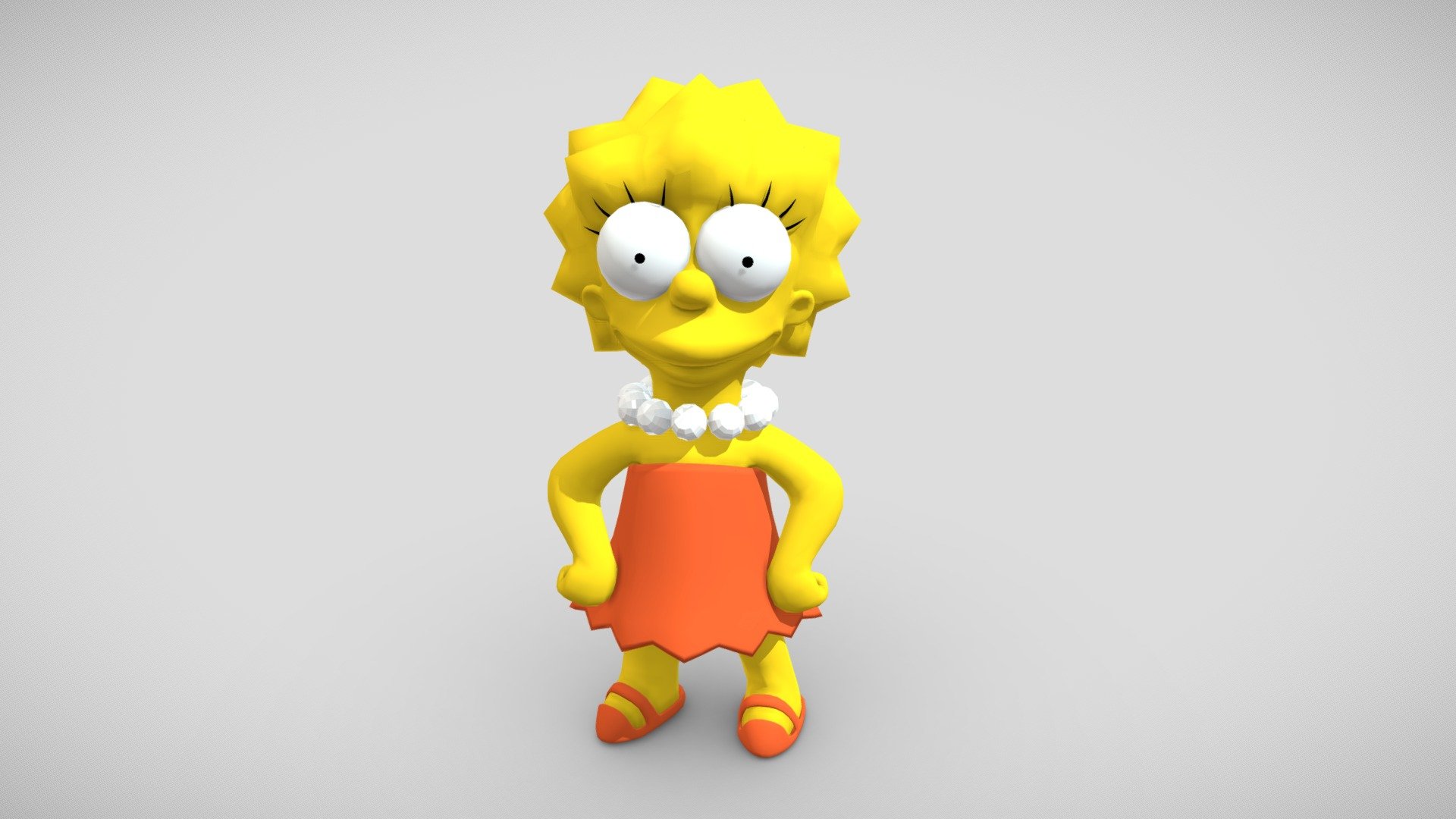 Lisa Simpson Download Free 3d Model By Melco007 Davidcormier 