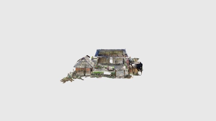 Troje exterior 3D Model
