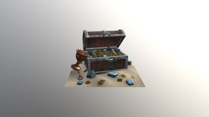 Treasure Chest V3.5 3D Model
