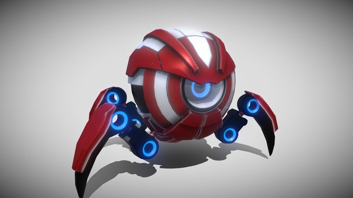 Drone Robot 3D Model