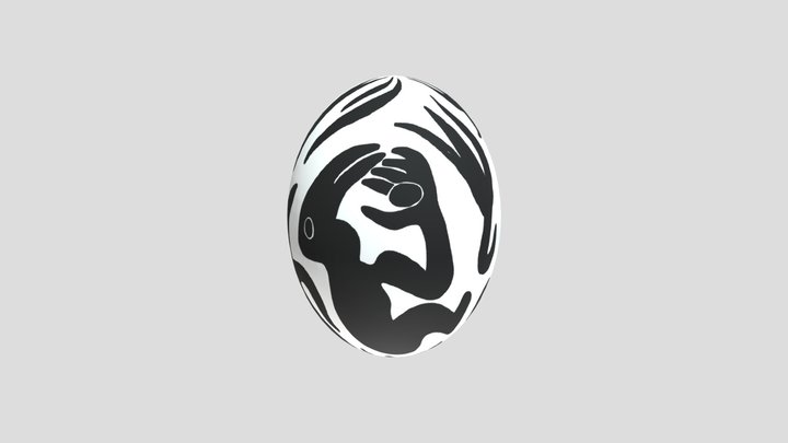 Birdman Egg 3D Model
