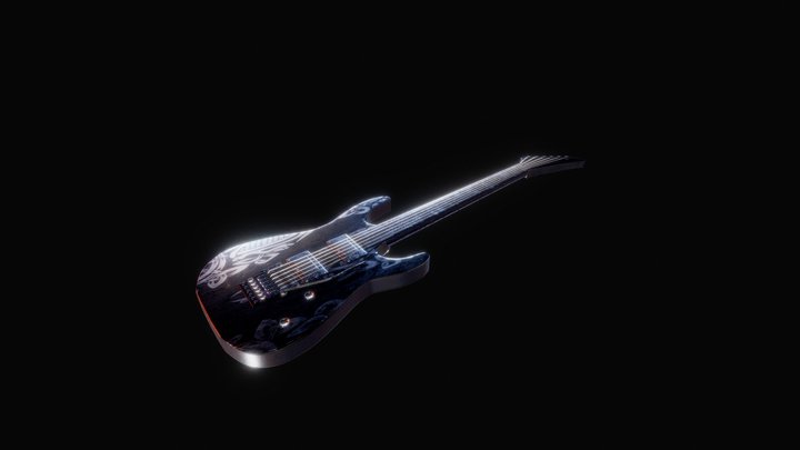 VIKING ELECTRIC GUITAR 3D Model