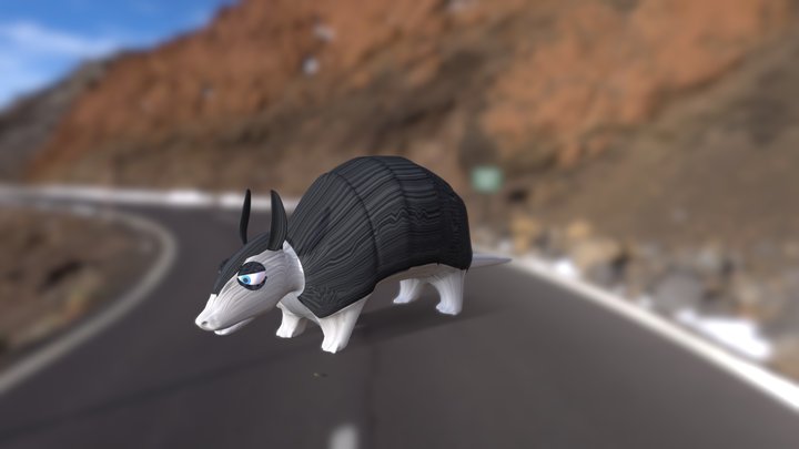 Armadillo; aka Army; aka Dillo 3D Model