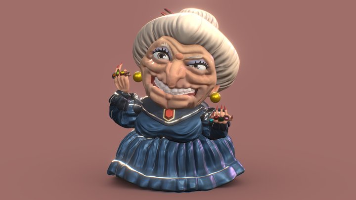 Yubaba 3D Model