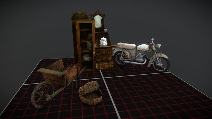 DAE 5 Finished probs - Grandma's House 3D Model